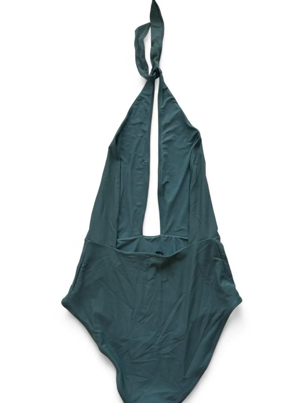aerie Green Halter One-Piece Swimsuit - Picture 2 of 3